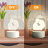 To My Husband  Acrylic Frame USB-Powered Night Lamp with Romantic Message